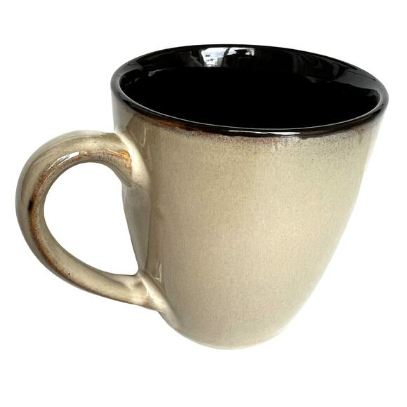 Pfaltzgraff Painted Poppies Coffee Mug Beige Bown Replacement Cup Earthy Flower - Picture 4 of 11